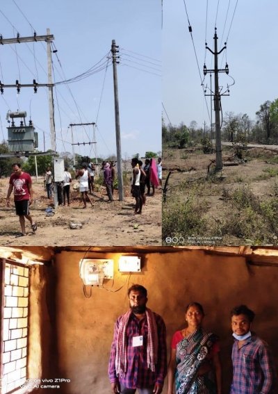 तेलंगाना के रास्ते नक्सल इलाके में पहुंची बिजली, रोशन हुआ गोलापल्ली गांव
