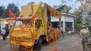राम वन गमन पथ बाइक रैली-पर्यटन रथ का तीसरा दिन-जनमानस का उत्साह एवं उत्सुकता चरम पर