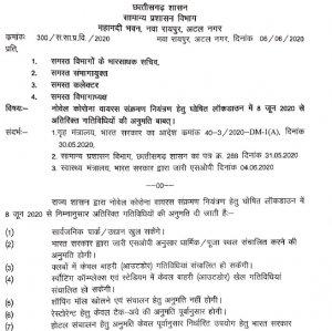 प्रदेश में आज अनलॉक -1 शुरू होगा, सार्वजनिक पार्क खोले जाएंगे, पर नहीं खुलेंगे शॉपिंग मॉल