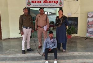 नाबालिग बालिका को भगा ले जाकर दुष्कर्म करने वाला आरोपी पुलिस गिरफ्तार कर भेजा जेेल